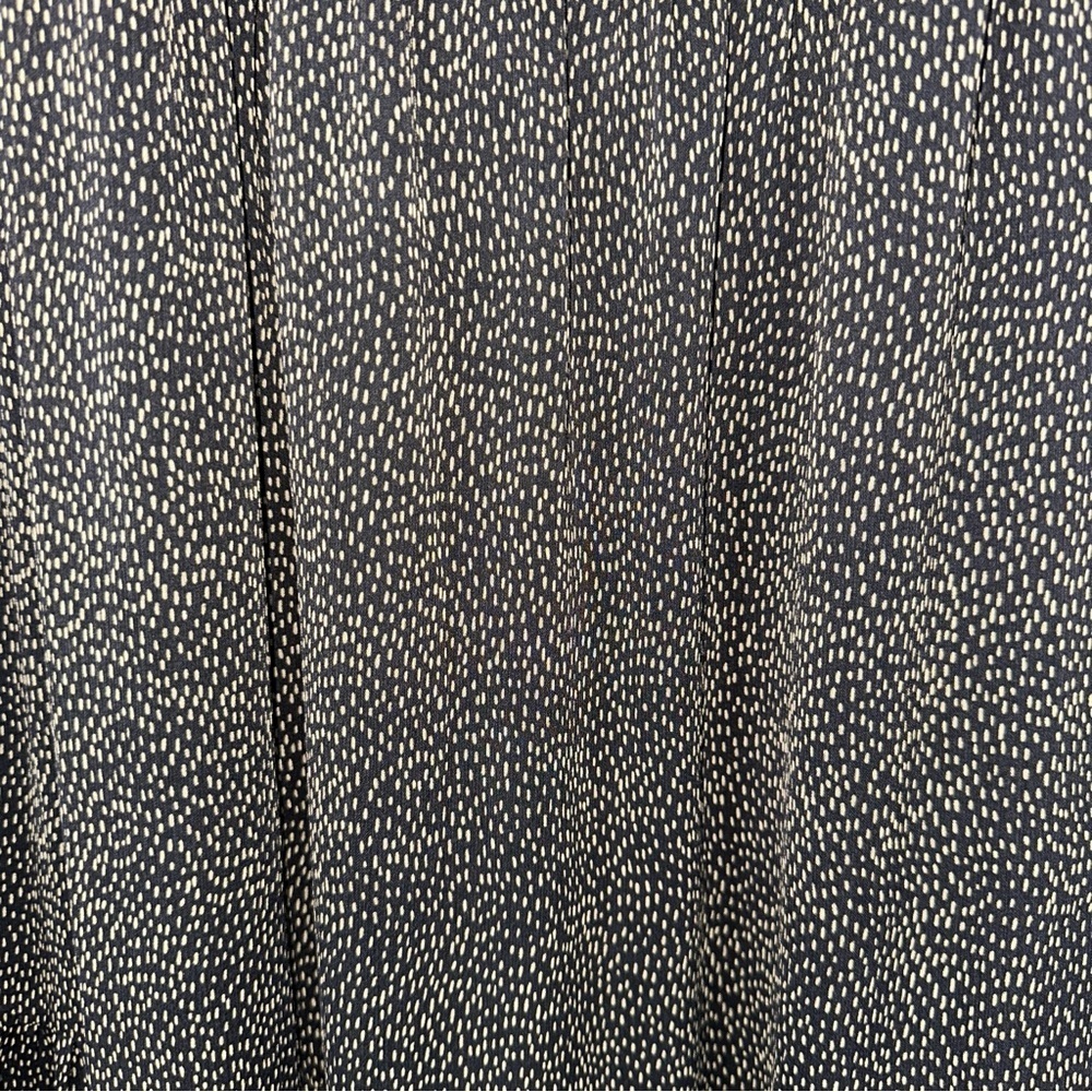 Loft Split Neck Tiered Midi Dress - Picture 7 of 10